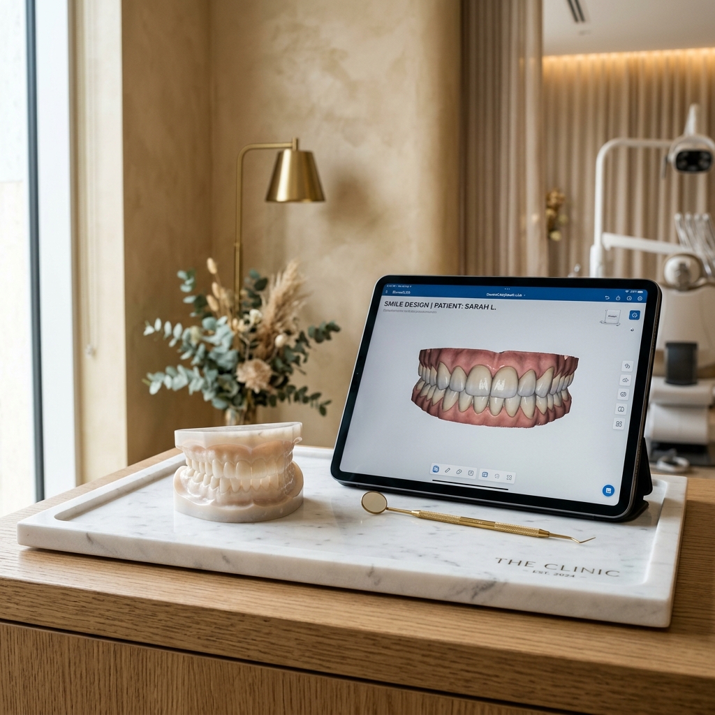 Aesthetic Simulation – Phase 02 dental treatment workflow